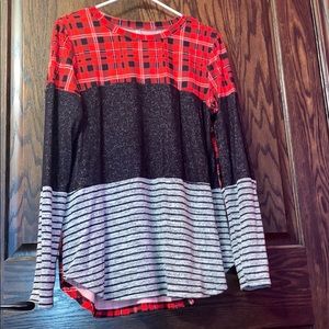 Multiple pattern sweater!